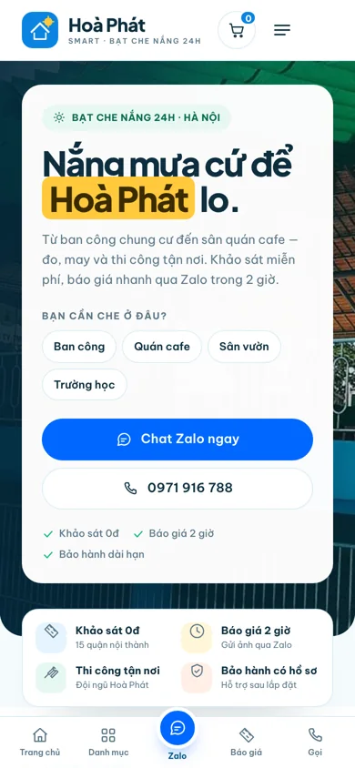 Phương án 3 trên mobile